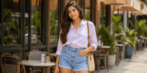 womens denim shorts