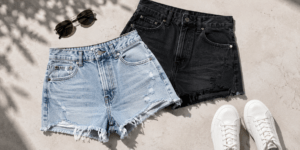 womens denim shorts