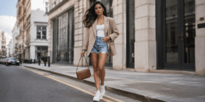 womens denim shorts