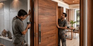wooden door