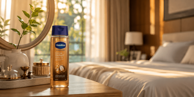 vaseline cocoa radiant body oil
