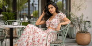 skirt and top set