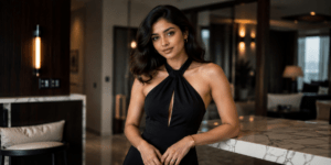 halter neck dress