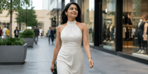 halter neck dress