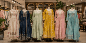 cotton anarkali suit