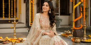 cotton anarkali suit