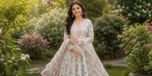 cotton anarkali suit