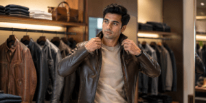 leather jacket