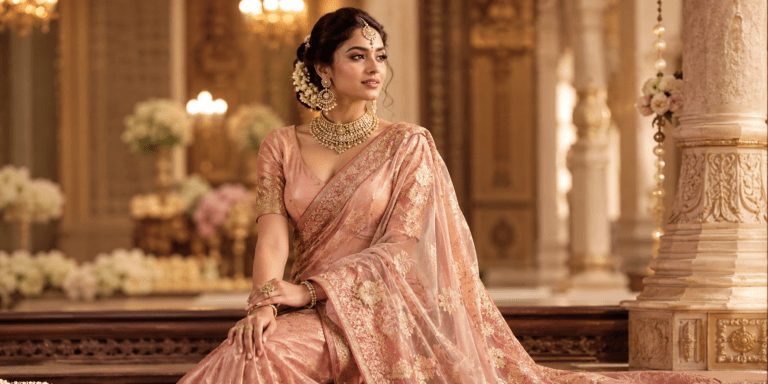 dupatta saree