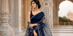 dupatta saree