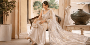 dupatta saree