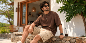 drop shoulder t shirt