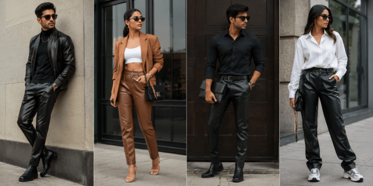 Leather Trousers: 8 Chic Looks for Men and Women leather trousers