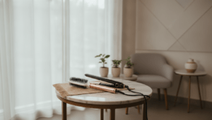 hair straightening brush