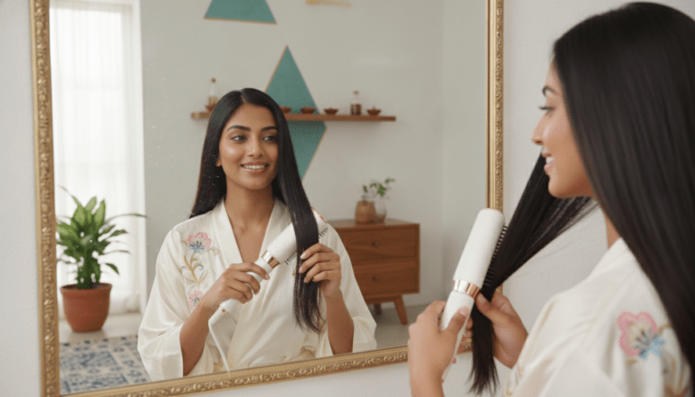 hair straightening brush