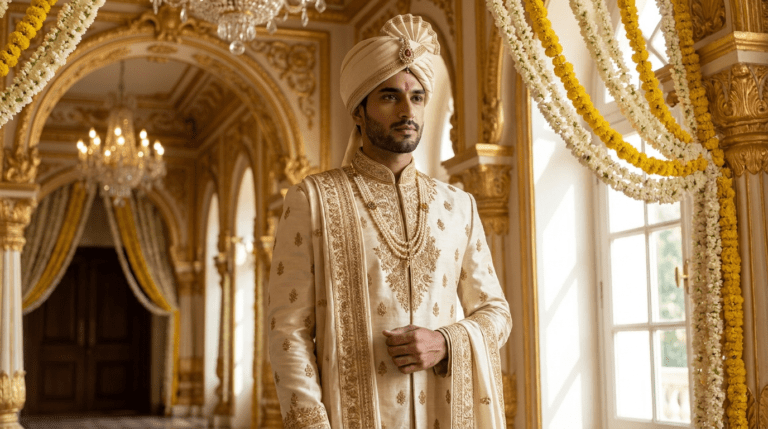 Best Color Combinations for Wedding Kurta for Men wedding kurta for men