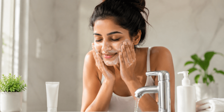 simple face wash