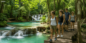 erawan waterfalls & river kwai tour